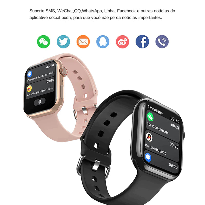 Smart Watch Sem Fio Bluetooth Masculino e Feminino Relógio Impermeável 42MM 49MM