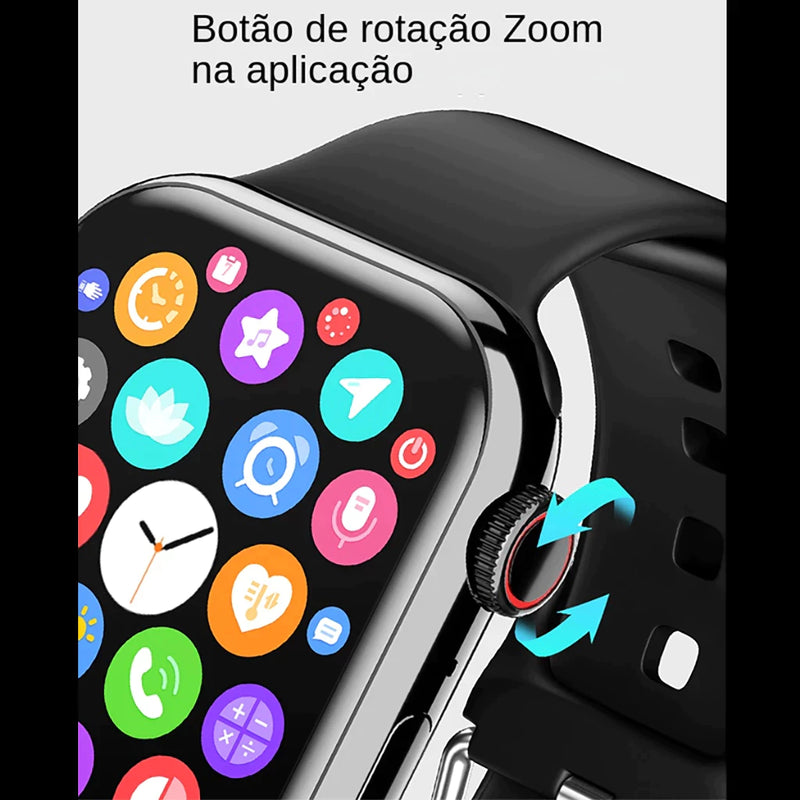 Smart Watch Sem Fio Bluetooth Masculino e Feminino Relógio Impermeável 42MM 49MM